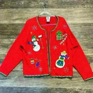 Nutcracker Women’s Christmas Sweater size 1X